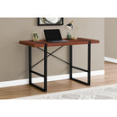 Monarch I 7656 Computer Desk - Cherry/Black Metal IMAGE 8