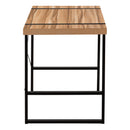 Monarch I 7657 Computer Desk - Light Reclaimed Wood/Black Metal IMAGE 4