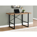Monarch I 7657 Computer Desk - Light Reclaimed Wood/Black Metal IMAGE 8