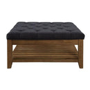 Acme Furniture Aizen 96560 Ottoman - Charcoal IMAGE 2