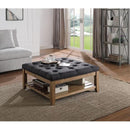 Acme Furniture Aizen 96560 Ottoman - Charcoal IMAGE 4