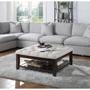 Acme Furniture Aizen 96562 Ottoman - Beige IMAGE 4