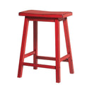 Acme Furniture Gaucho 96649 24" Stool - Red IMAGE 1