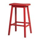 Acme Furniture Gaucho 96650 29" Stool - Red IMAGE 1
