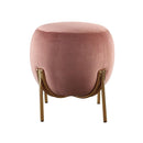 Acme Furniture Spraxis 96446 Ottoman - Pink IMAGE 2