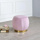 Acme Furniture Zinnia 96448 Ottoman - Pink IMAGE 1