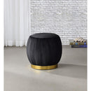 Acme Furniture Zinnia 96449 Ottoman - Black IMAGE 2