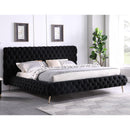  IFDC Queen Upholstered Platform Bed IF 5866 - 60 IMAGE 1