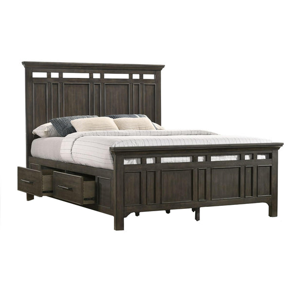 Intercon Furniture Hawthorne Queen Panel Bed with Storage HW-BR-5360Q-BCL-HB/HW-BR-5360Q-BCL-FB/HW-BR-5360QS-BCL-RS/HW-BR-5360QS-BCL-RS IMAGE 1