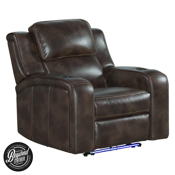 Intercon Furniture Silhouette Power Fabric Recliner SE-RC-140DPR-COF-C IMAGE 1