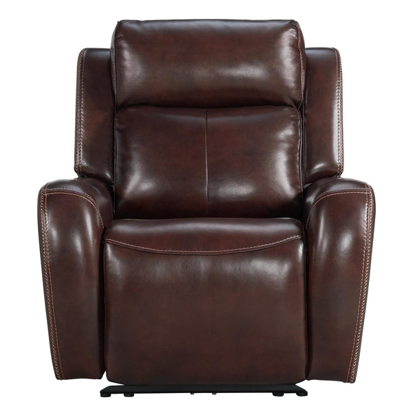 Intercon Furniture Wainwright Power Leather Look Recliner WW-RC-140DPR-RBN-C IMAGE 1