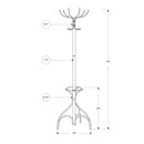 Monarch I 2031 Coat Rack - Black IMAGE 5