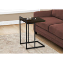 Monarch I 3635 Accent Table - Espresso/Black Metal IMAGE 8