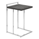 Monarch I 3637 Accent Table - Grey/Chrome Metal IMAGE 1