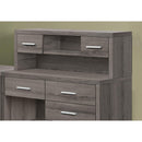  Monarch I 7318 Computer Desk - Dark Taupe IMAGE 3