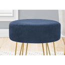 Monarch I 9002 Ottoman - Blue/Gold IMAGE 3