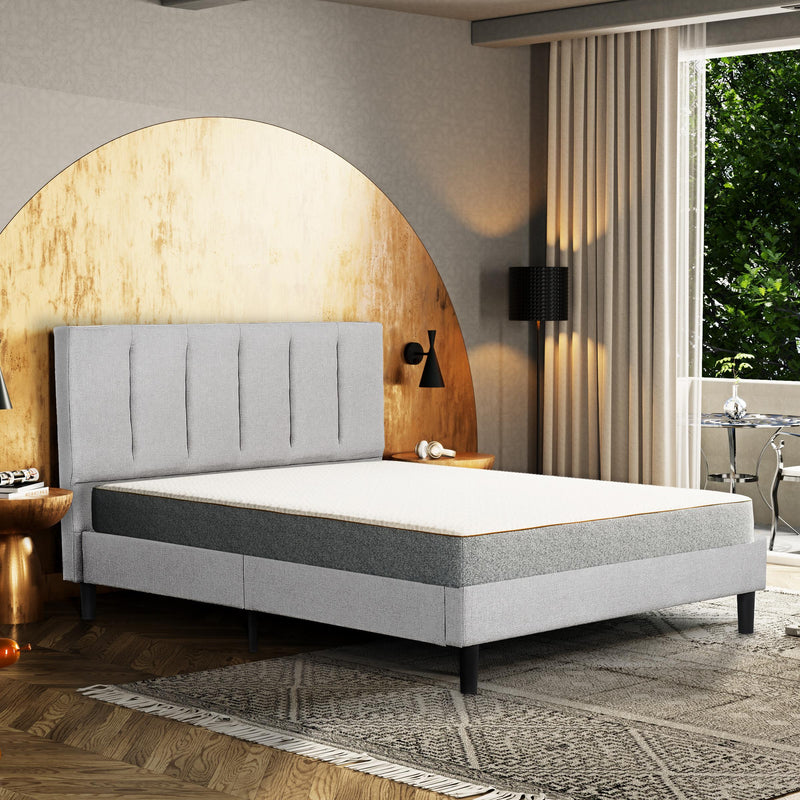Primo International Ann Full Upholstered Platform Bed B3691LIST0XB4F Ann Platform Bed (Full) IMAGE 5