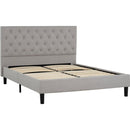 Primo International Griffintown Full Upholstered Platform Bed B3711LIGR0XB4F Griffintown Canning Platform Bed (Full) IMAGE 1