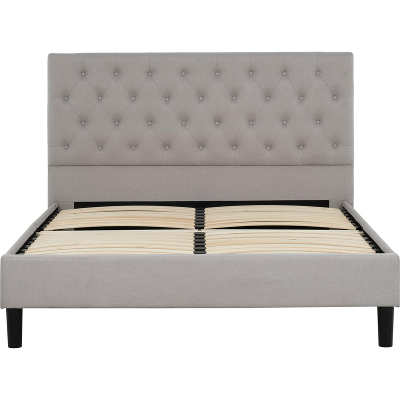 Primo International Griffintown Full Upholstered Platform Bed B3711LIGR0XB4F Griffintown Canning Platform Bed (Full) IMAGE 2