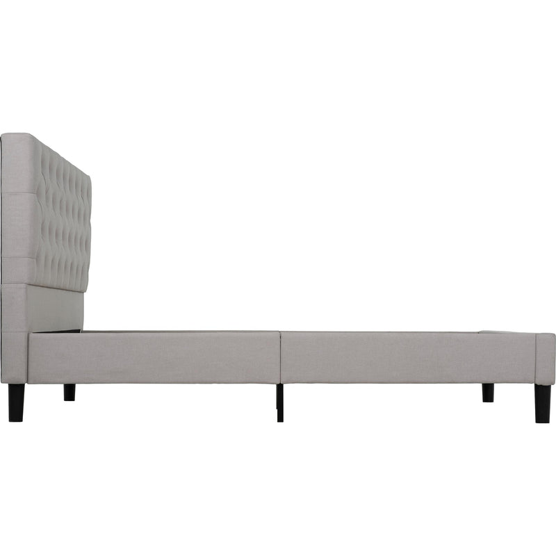 Primo International Griffintown Full Upholstered Platform Bed B3711LIGR0XB4F Griffintown Canning Platform Bed (Full) IMAGE 3