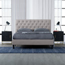 Primo International Griffintown Full Upholstered Platform Bed B3711LIGR0XB4F Griffintown Canning Platform Bed (Full) IMAGE 6
