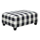 Emerald Home Furnishings Darcey Fabric Ottoman U3471-22-09 IMAGE 1
