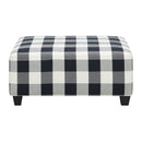 Emerald Home Furnishings Darcey Fabric Ottoman U3471-22-09 IMAGE 2