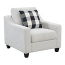 Emerald Home Furnishings Darcey Stationary Fabric Chair U3471-02-09 IMAGE 1