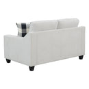 Emerald Home Furnishings Darcey Stationary Fabric Loveseat U3471-01-09 IMAGE 3