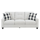 Emerald Home Furnishings Darcey Stationary Fabric Sofa U3471-00-09 IMAGE 2