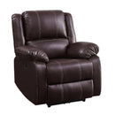 Acme Furniture Zuriel 52284 Recliner - Brown IMAGE 1