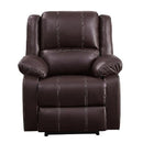 Acme Furniture Zuriel 52284 Recliner - Brown IMAGE 3