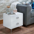 Acme Furniture Elms 97334 Accent Table - White IMAGE 4