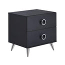 Acme Furniture Elms 97338 Accent Table - Black IMAGE 1