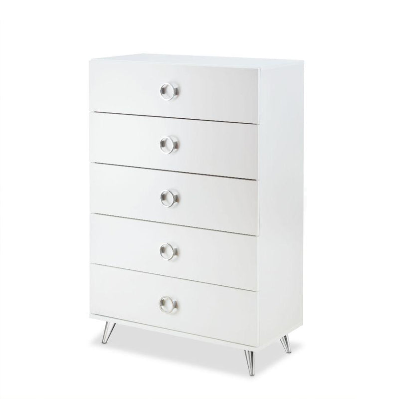 Acme Furniture Elms 97370 Chest - White IMAGE 1