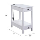 Acme Furniture Byzad 97741 Accent Table with USB IMAGE 6