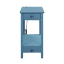 Acme Furniture Byzad 97742 Accent Table - Teal IMAGE 1
