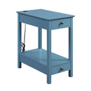 Acme Furniture Byzad 97742 Accent Table - Teal IMAGE 2