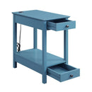 Acme Furniture Byzad 97742 Accent Table - Teal IMAGE 3