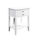 Acme Furniture Grardor 97744 Accent Table - White IMAGE 1