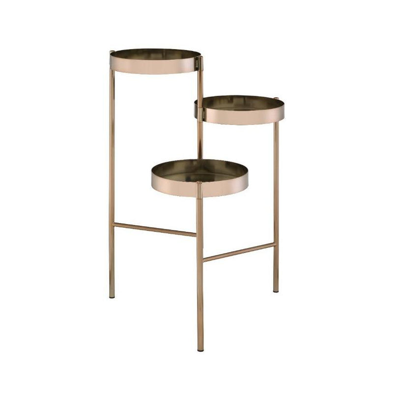 Acme Furniture Namid 97795 Plant Stand - Gold IMAGE 2