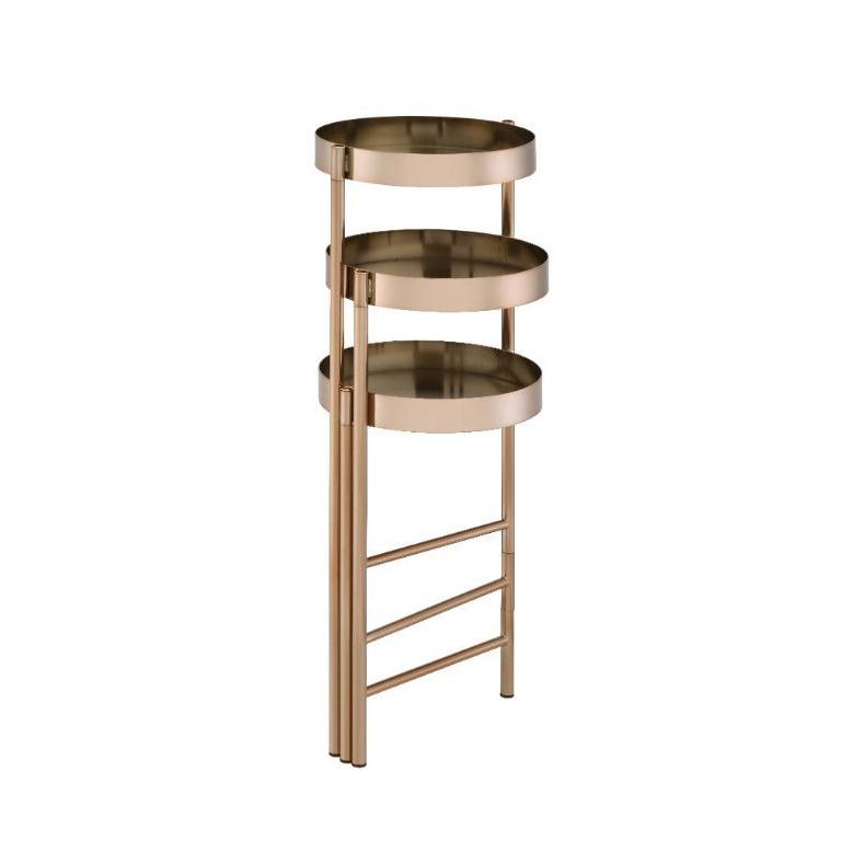Acme Furniture Namid 97795 Plant Stand - Gold IMAGE 3