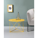 Acme Furniture Epidia 97841 Accent Table - Yellow IMAGE 4