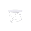 Acme Furniture Epidia 97842 Accent Table - White IMAGE 1