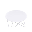 Acme Furniture Epidia 97842 Accent Table - White IMAGE 2