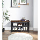 Acme Furniture Taurus 97918 Shoe Cabinet - Rustic Oak IMAGE 1