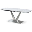 Primo International Dining Table with Faux Marble Top and Pedestal Base D445100440SHTB/D445100440SHTM/D445100440SHTT IMAGE 1