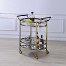 Acme Furniture Lakelyn 98190 Serving Cart - Brushed Bronze IMAGE 1