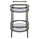 Acme Furniture Lakelyn 98190 Serving Cart - Brushed Bronze IMAGE 4