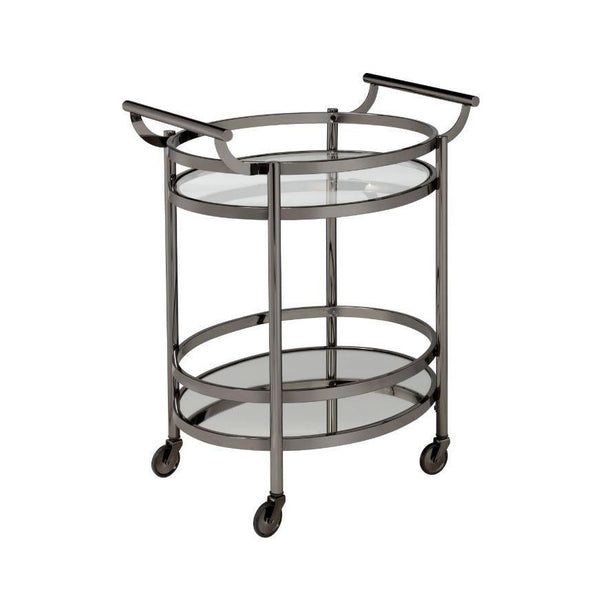 Acme Furniture Lakelyn 98191 Serving Cart - Black Nickel IMAGE 1